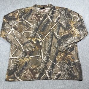 Fieldline Shirt Men XL Camo Long Sleeve Chest Pocket Hunting Camouflage Tactical